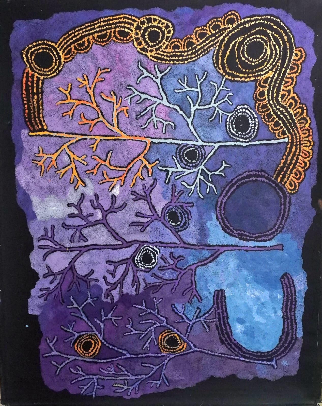 Betty Mula, Punu tjuta (many trees), 2024