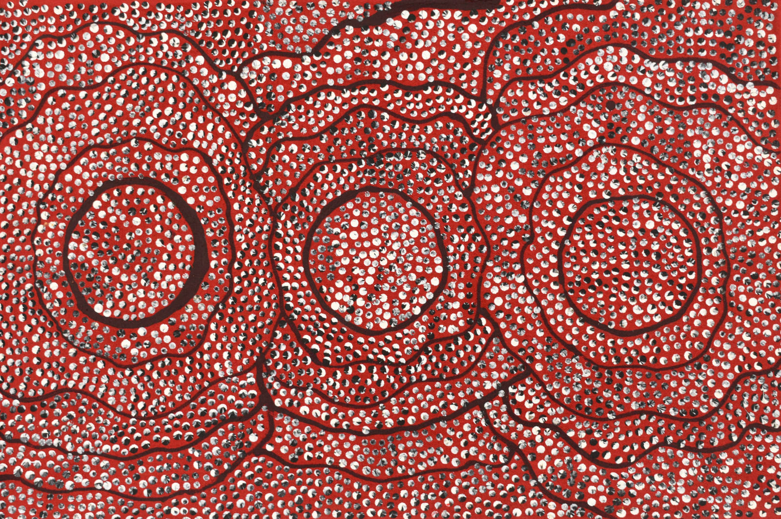 Grace Napangardi Butcher, Pikilyi Jukurrpa (Vaughan Springs Dreaming), 2019