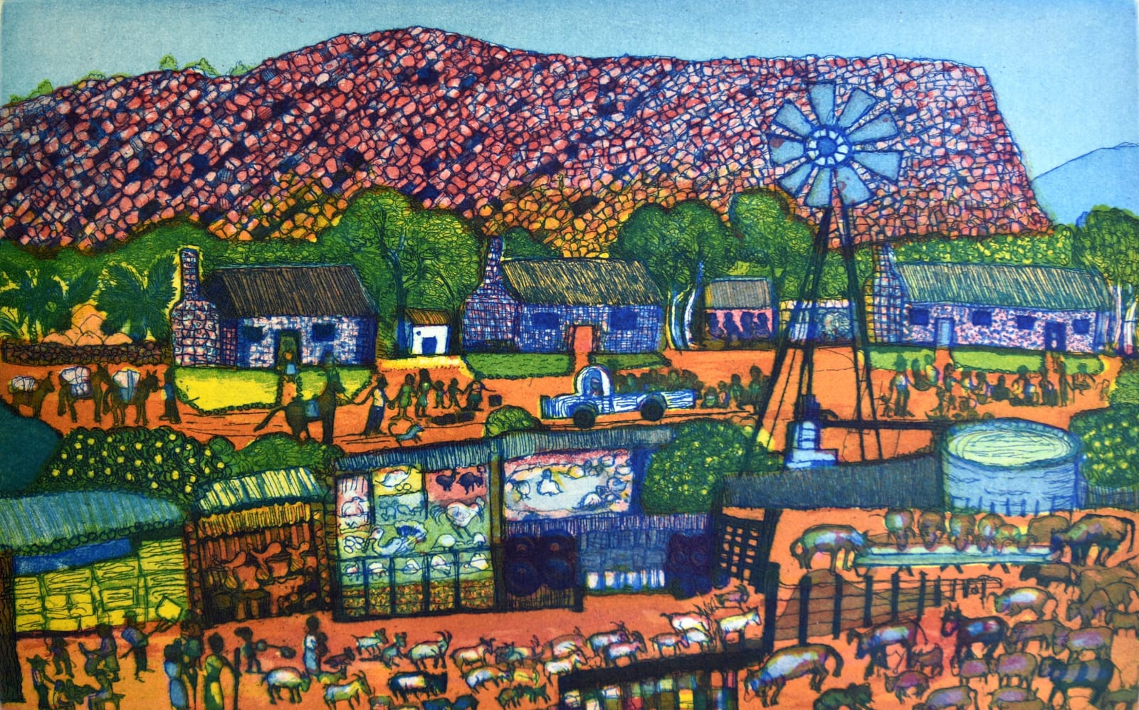 Selma Coulthard Nunay, Ration Day at Urrampinyi (Tempe Downs), 2022