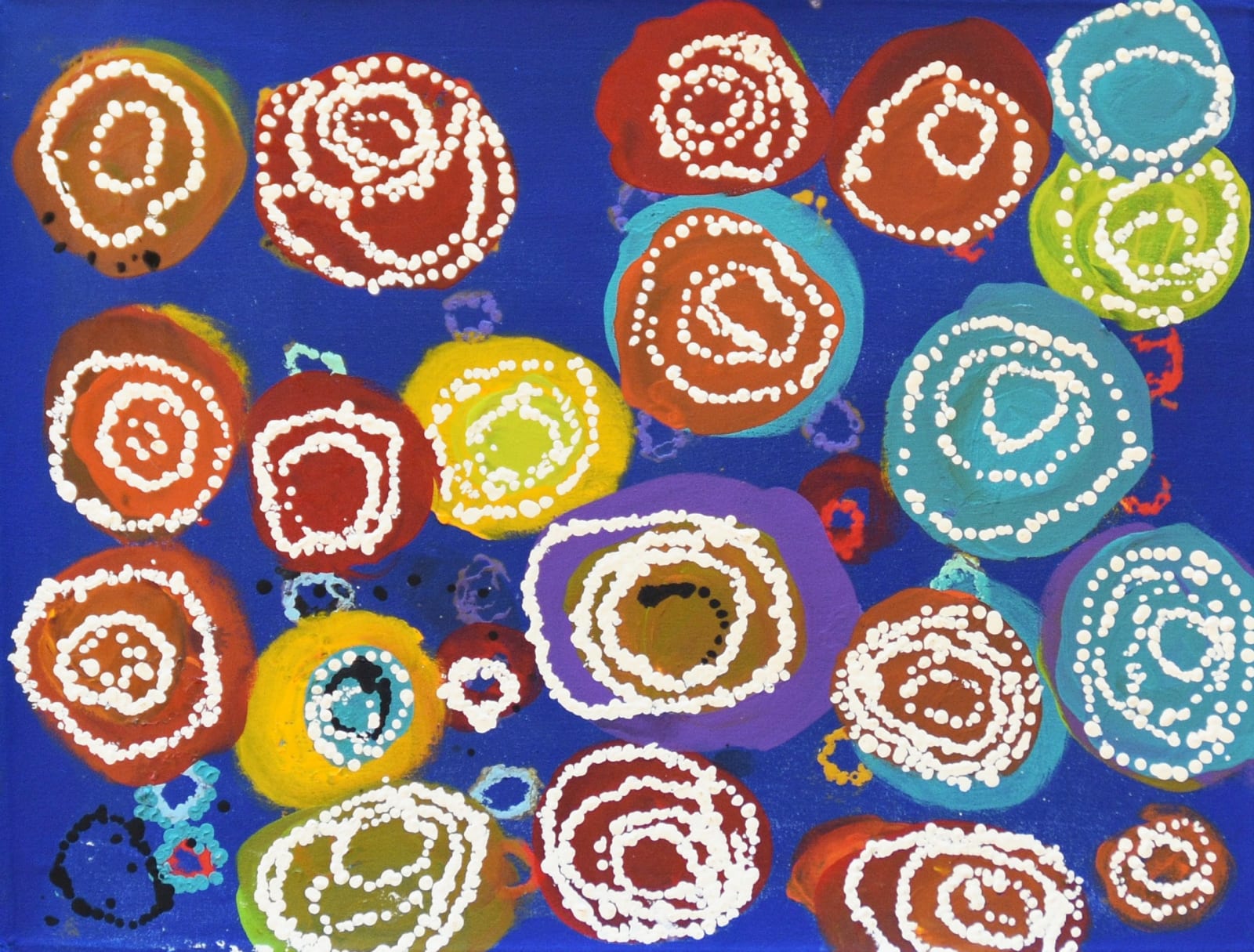 Yamangara Thomas Murray, Kampurarpa - Bush Tomatoes, 2024