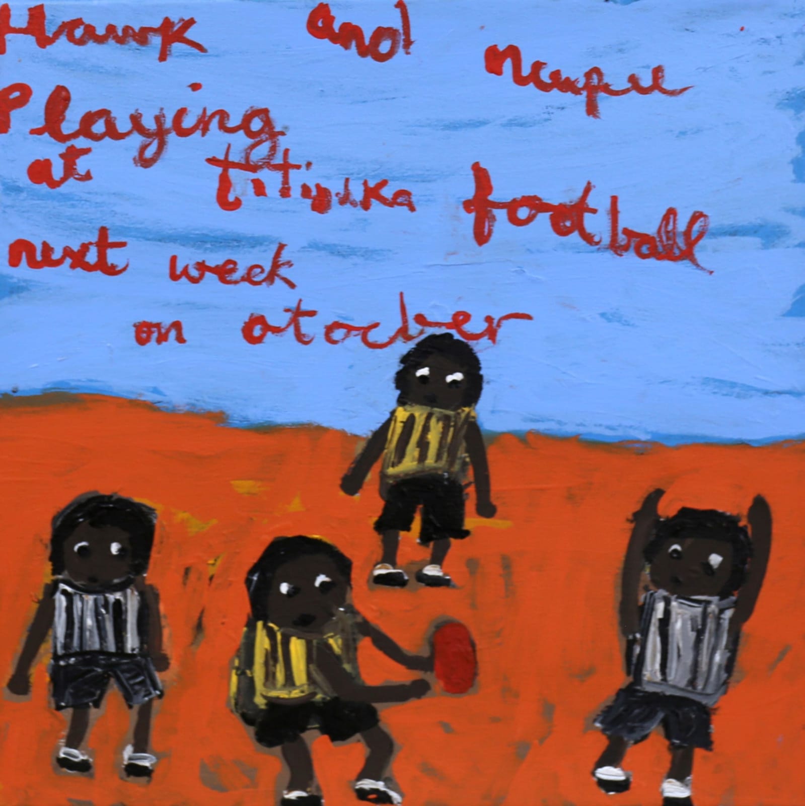 Sally M Mulda, Hawks and Magpies, 2025