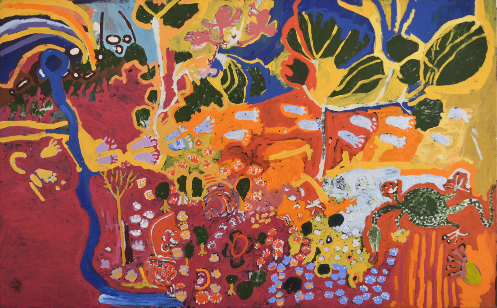 Barney Wangin, Perentie Man Creation Story