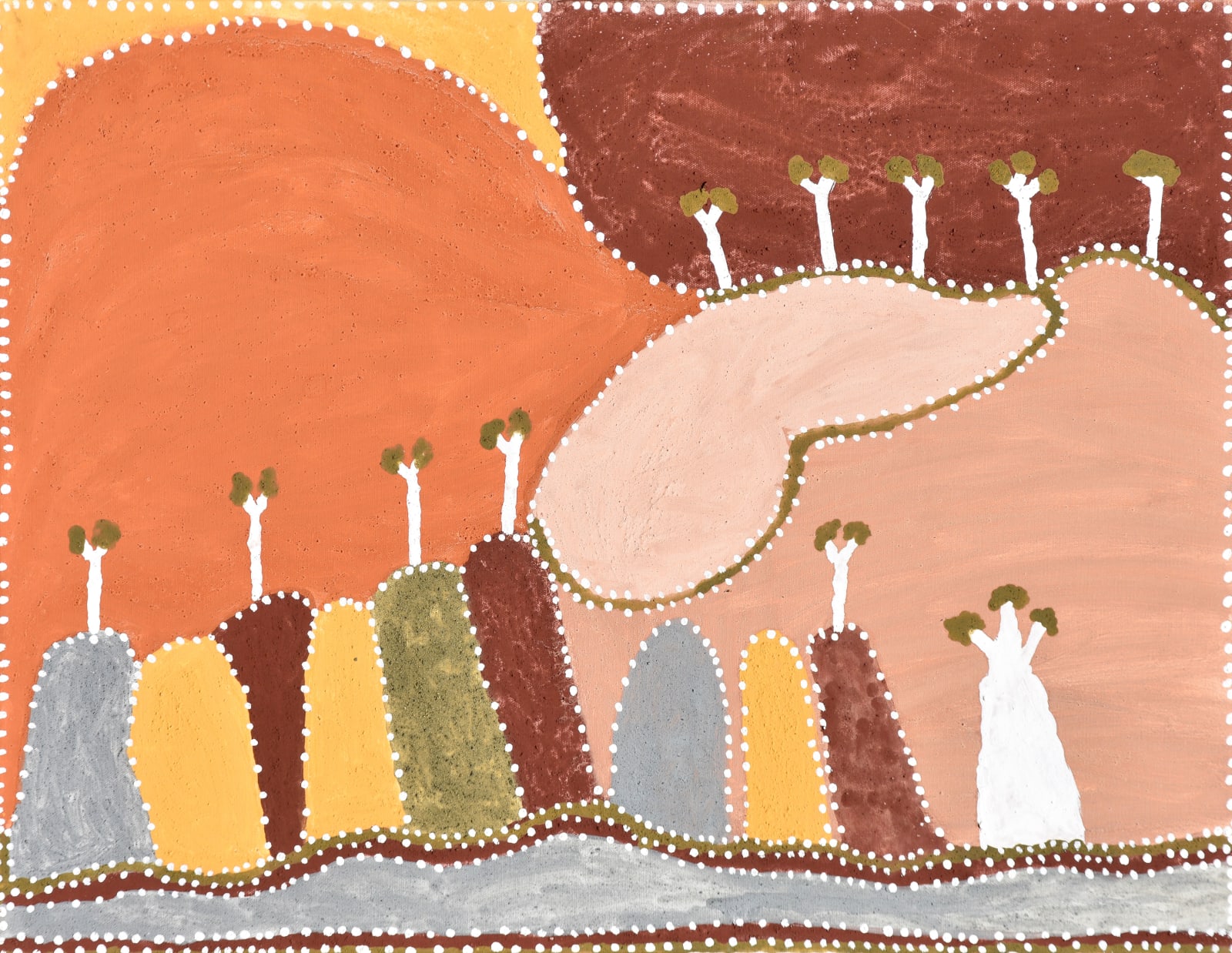 Patrick Mung Mung, Ngarrgooroon Country, 2015