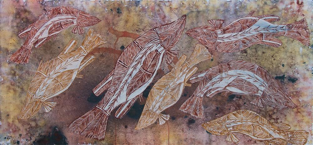 Shaun Namarnyilk, Rock Art Style, 2020