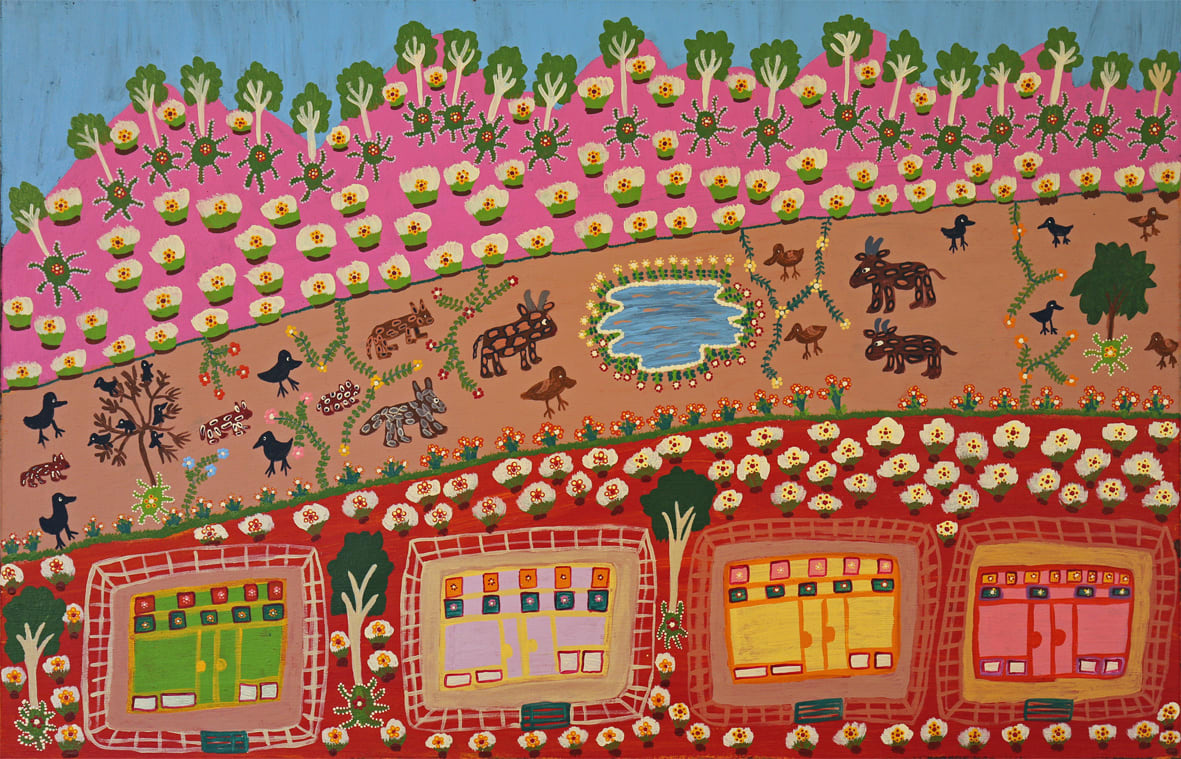 Margaret Kunmanara Nampitjinpa Boko, M'Bunghara on Glen Helen Station