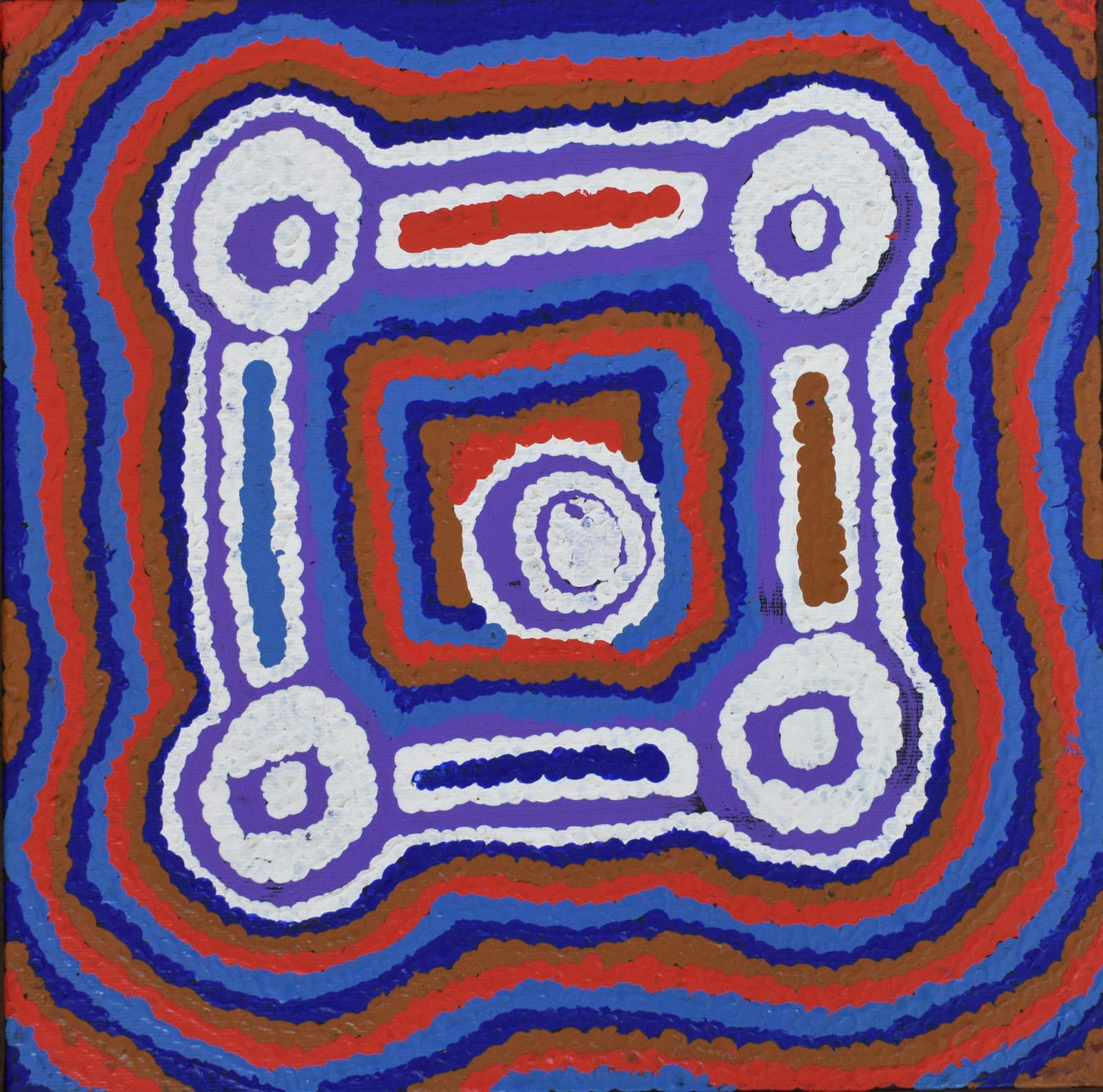 Rickaya Nampijinpa Brown, Ngapa Jukurrpa (Water Dreaming) - Puyurru, 2020