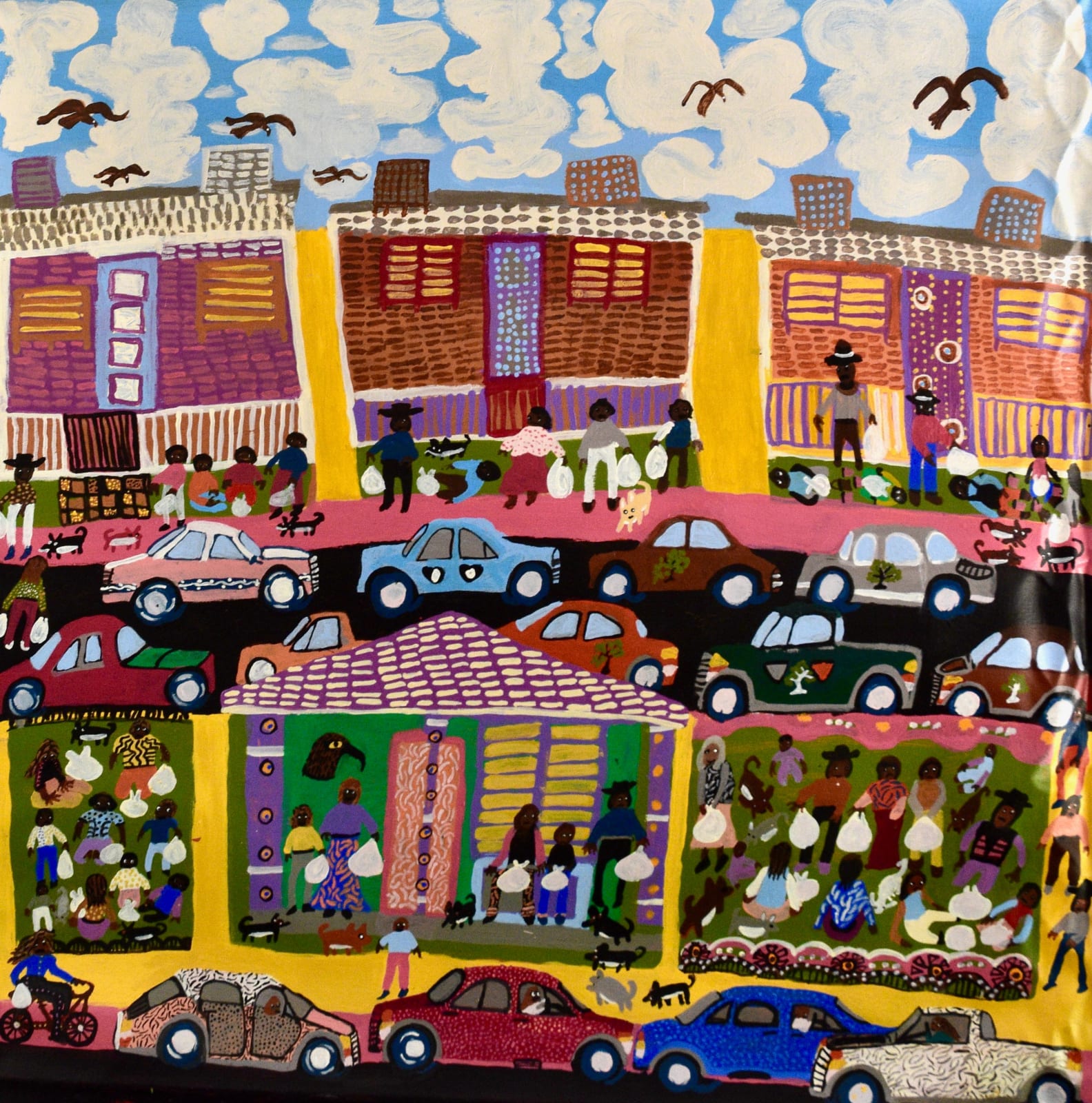 Doris Thomas, Pension Day, Titjikala, 2022