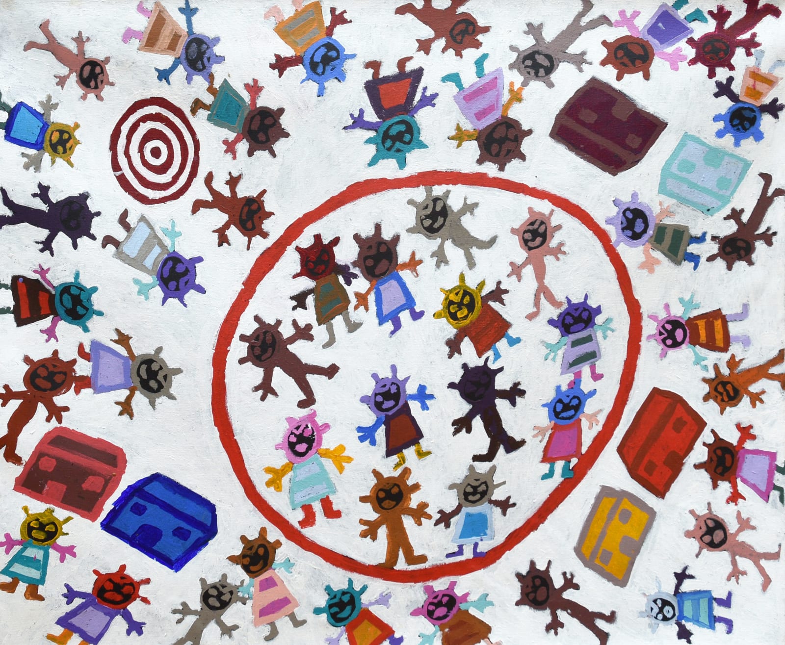 Clarise Nampijinpa Poulson, Nguru Yurtumu-wana (Country around Yuendumu), 2023