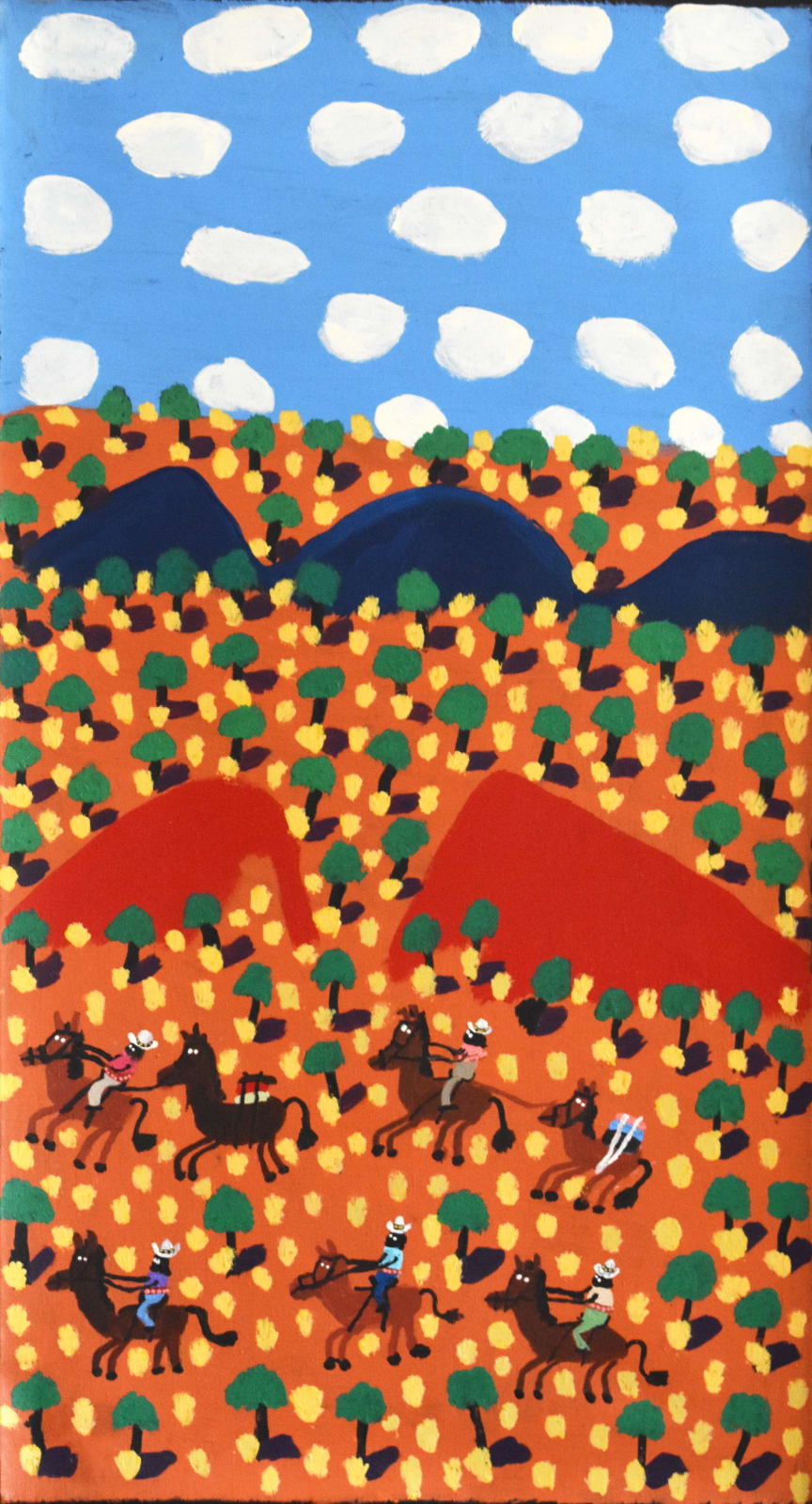 Grace Kemarre Robinya, All the Cowboys Going to Laramba, 2019