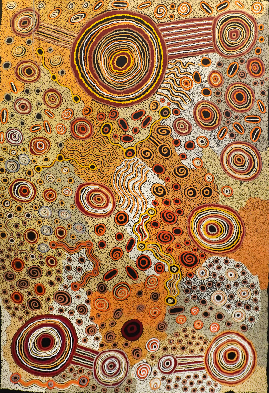 Joyce Robin Nyanu, Watarru Tjukula Tjukurpa - Rockhole Creation Story, 2025