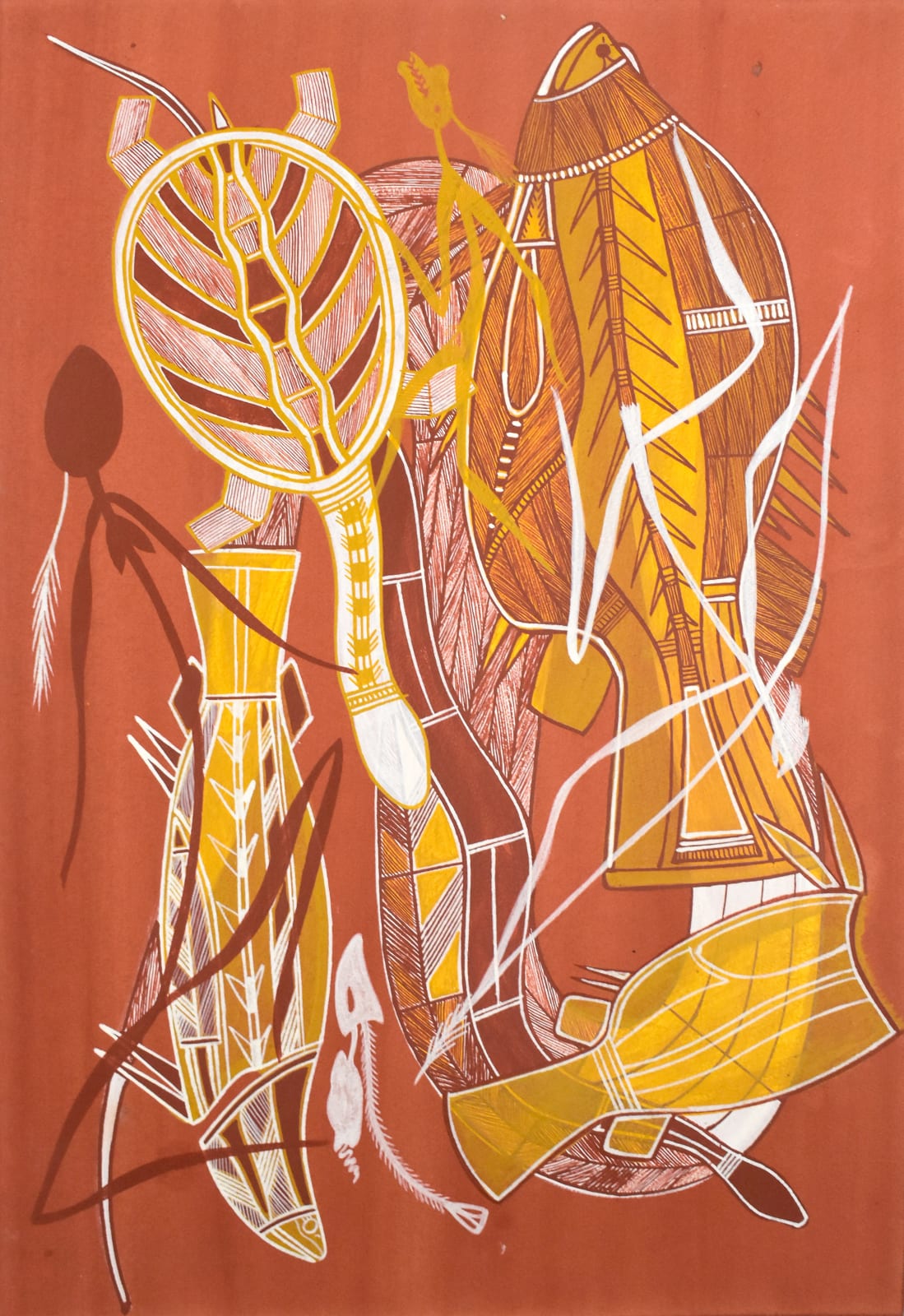 Gabriel Maralngurra, Rock Art Style, 2019