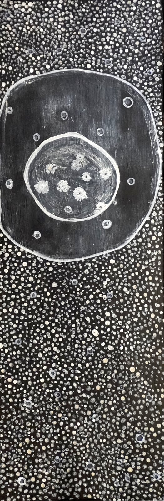 Lorraine Namarnyilk, Marebu (Woven Mat), 2023