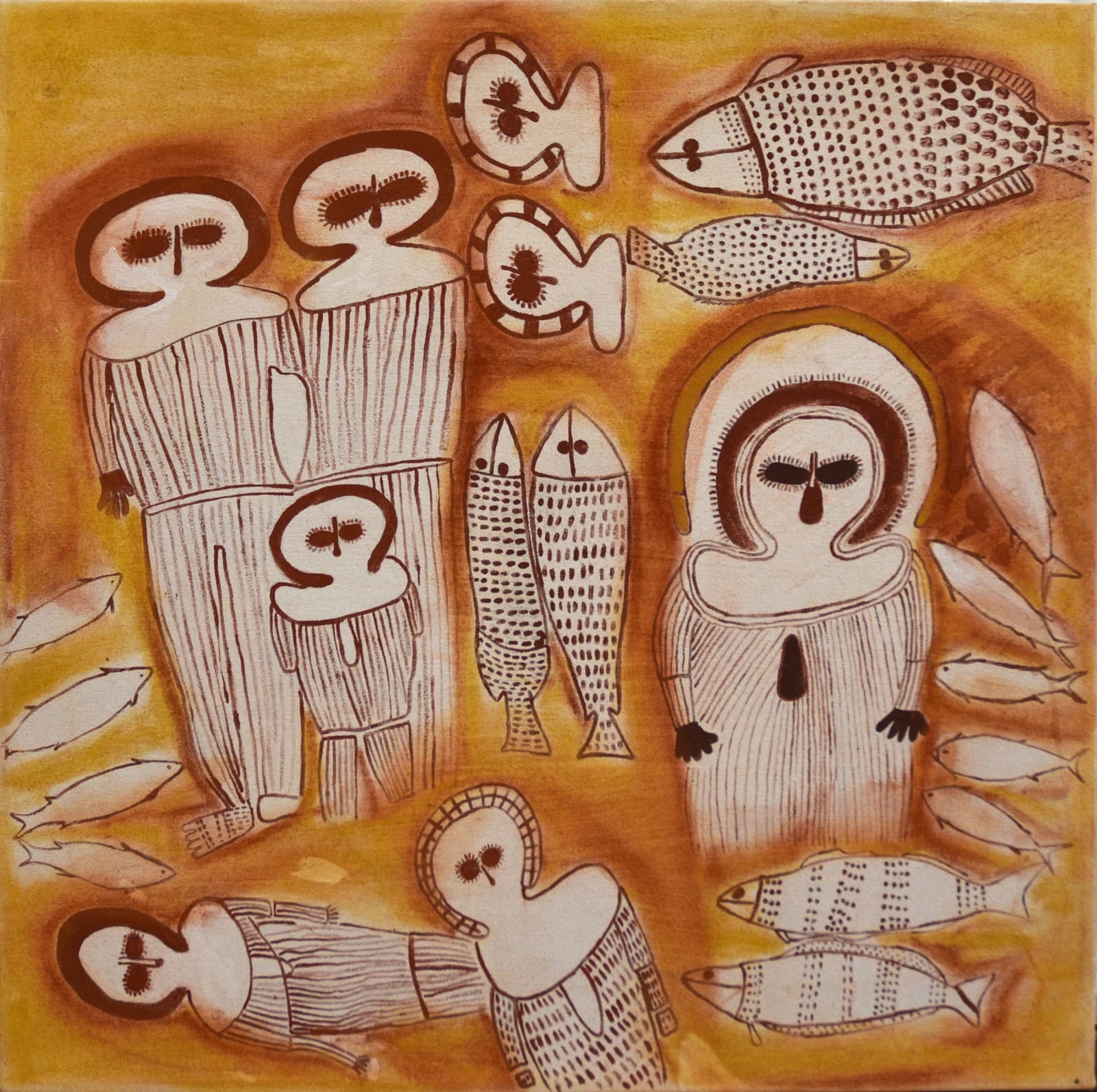 Clarrie Djanghara, Saltwater Wandjina, 2021