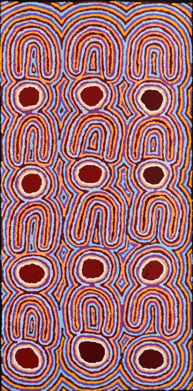 Charlene Napanangka Marshall, Karnta Jukurrpa (Womens Dreaming), 2018