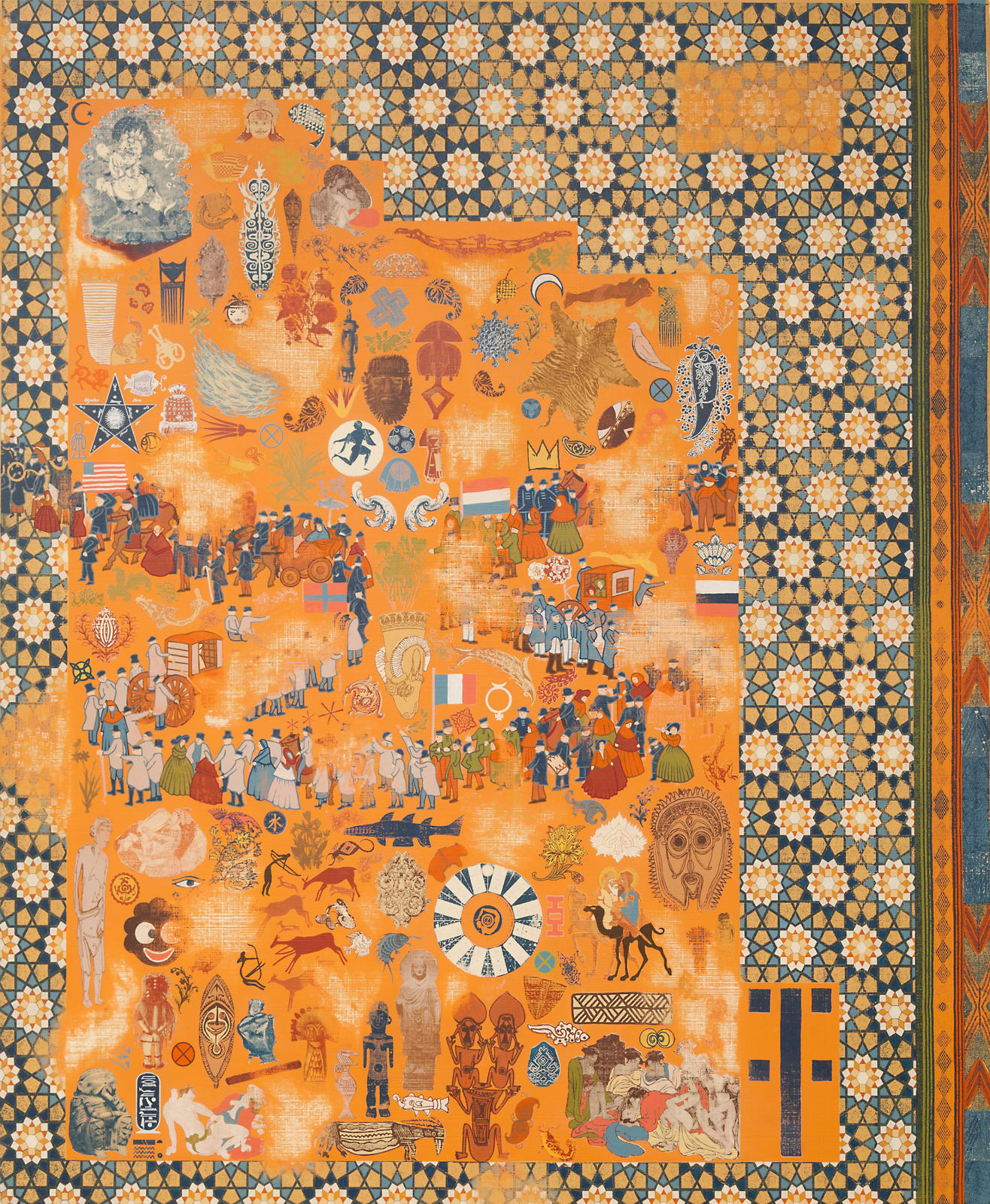 Kour Pour, Migration Painting, 2016-2017