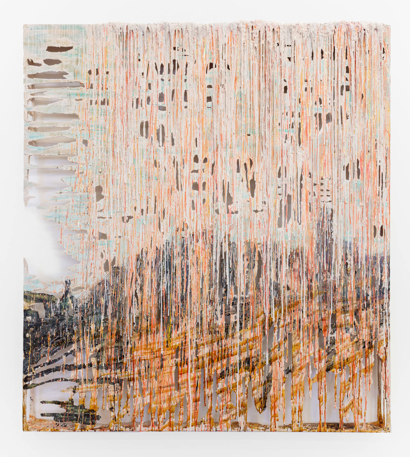 Diana Al-Hadid, A Down and Out Pour, 2020