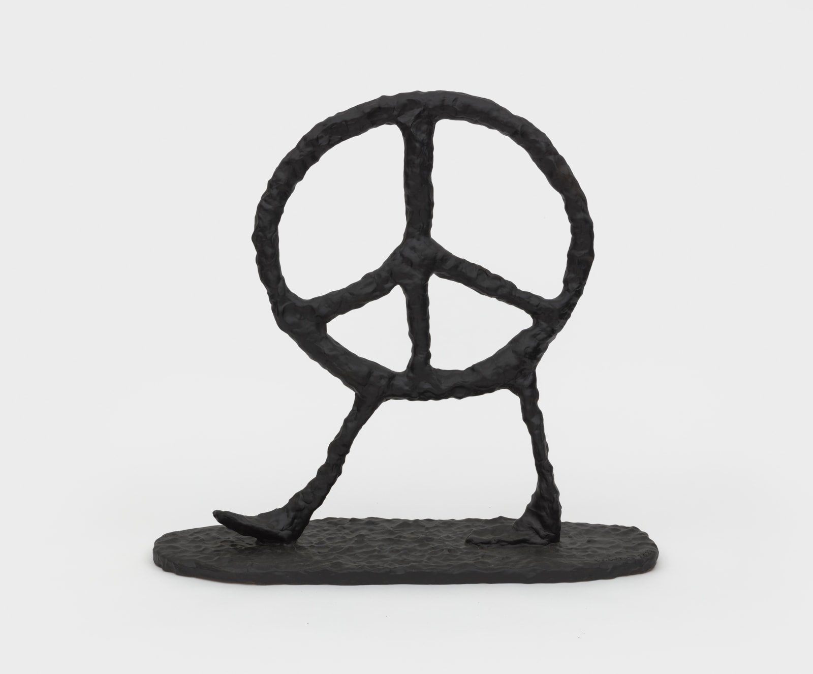 Wendy White, Low Relief (Walking), 2022