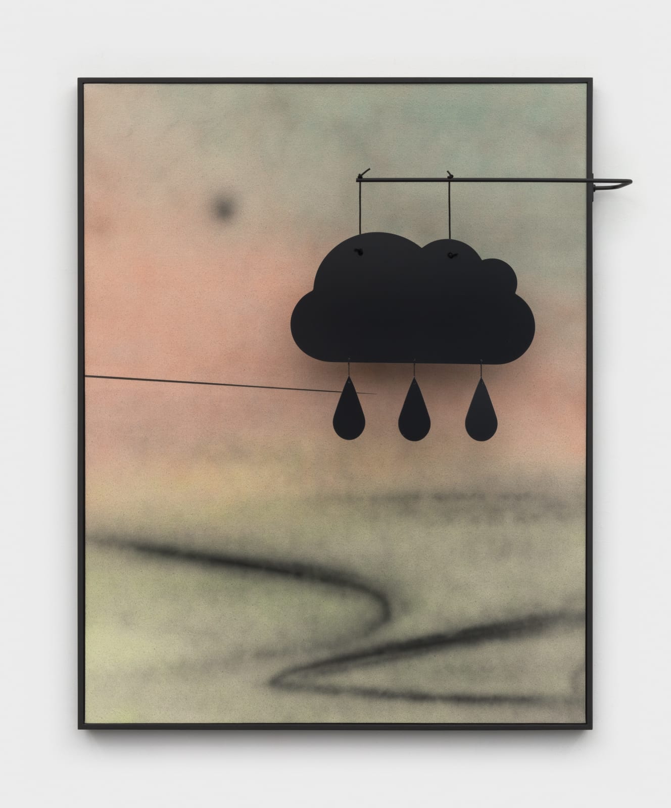 Wendy White, Rain Cloud (after Calder), 2021