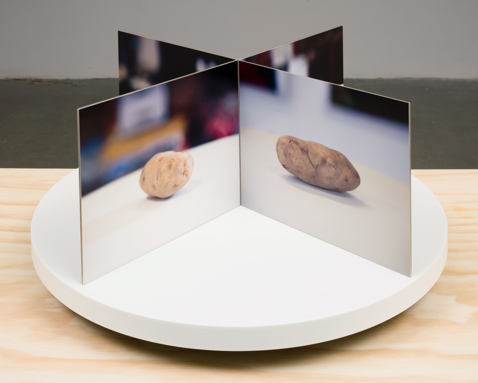 Lucas Blalock, Film-Object (Potato), 2020