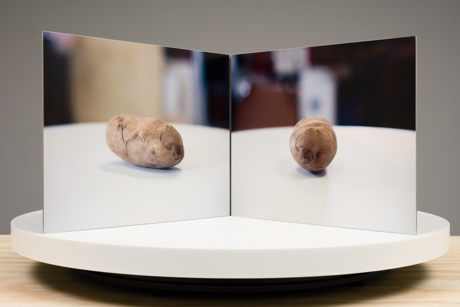 Lucas Blalock, Film-Object (Potato), 2020