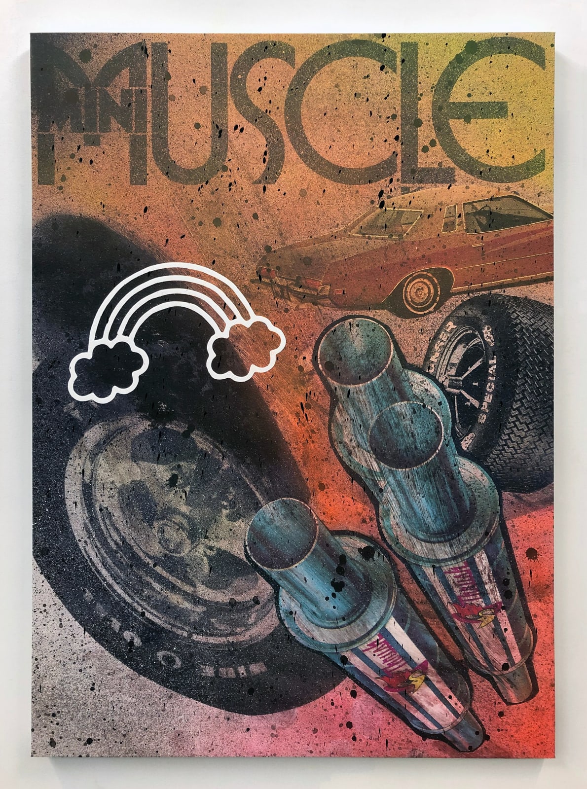 Wendy White, Mini Muscle, 2019