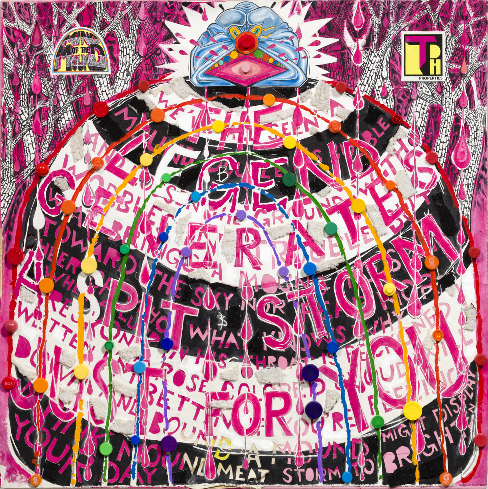 Trenton Doyle Hancock, The Legend Generates a Spit Storm Just for You, 2018