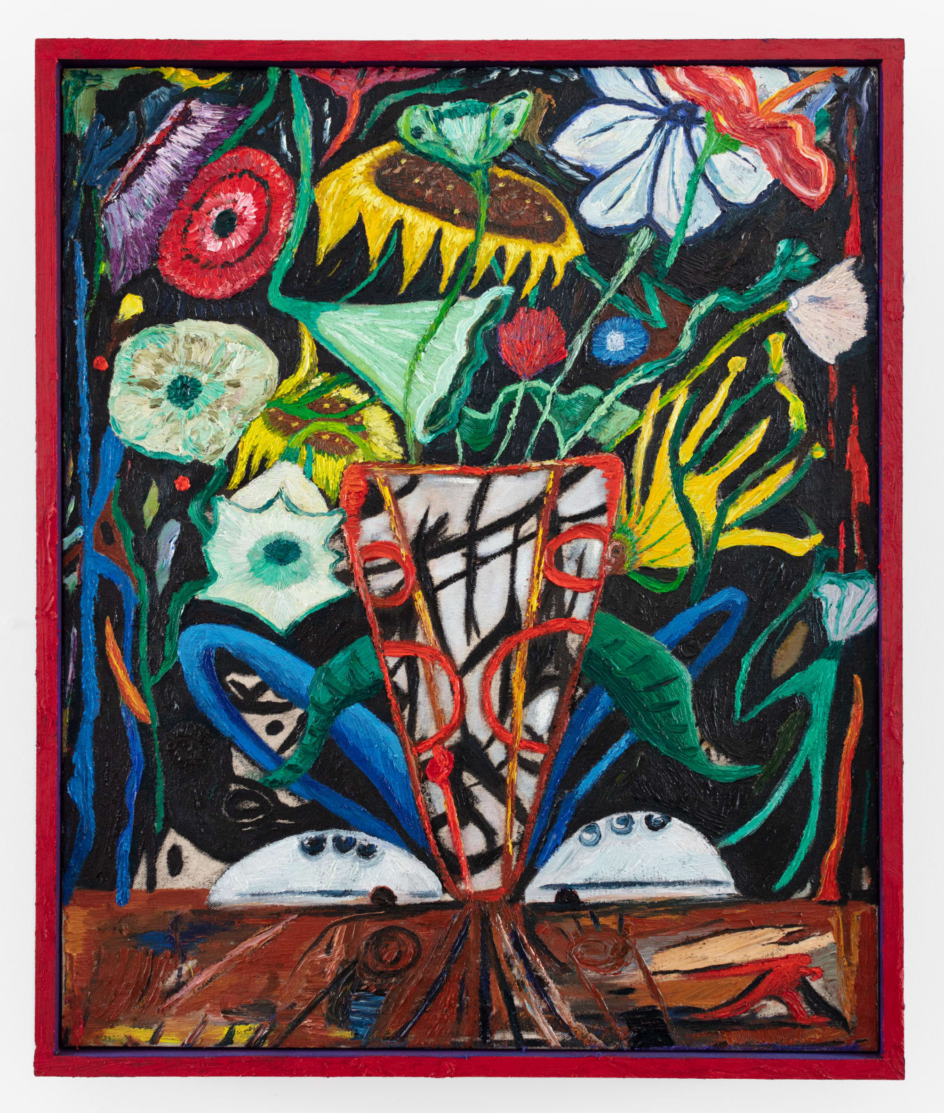 Daniel Gibson, Painting. Vase No.5., 2020