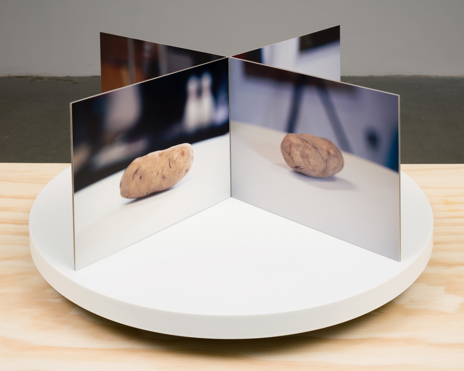 Lucas Blalock, Film-Object (Potato), 2020