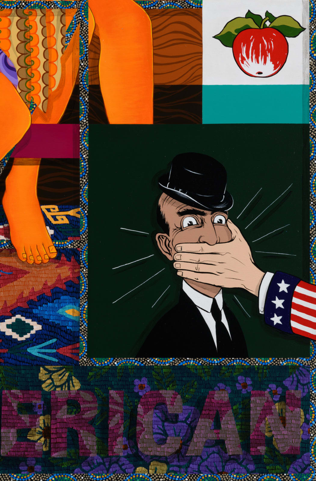 Amir H. Fallah, I am an American, 2022