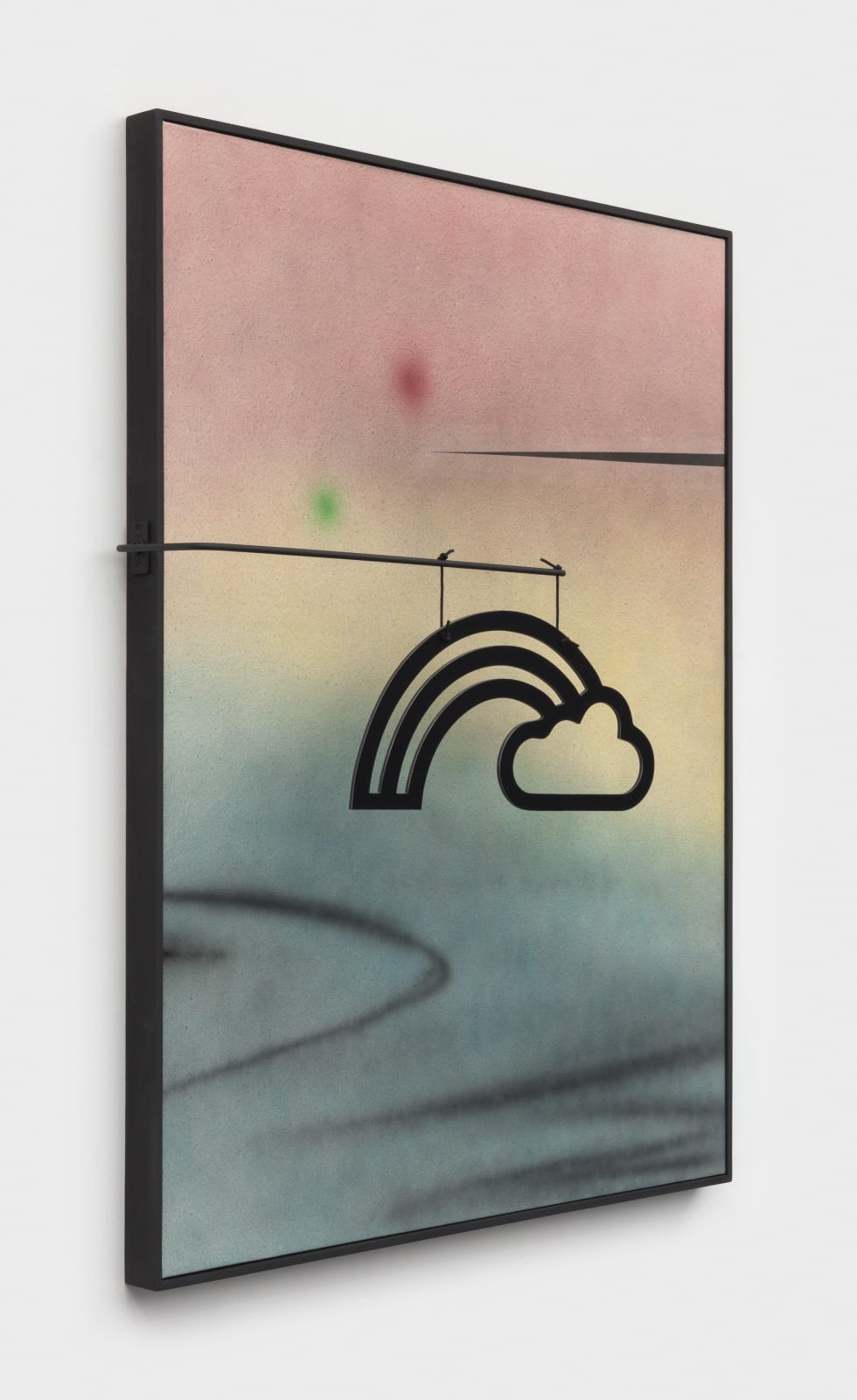 Wendy White, Cloud and Rainbow (after Calder), 2021
