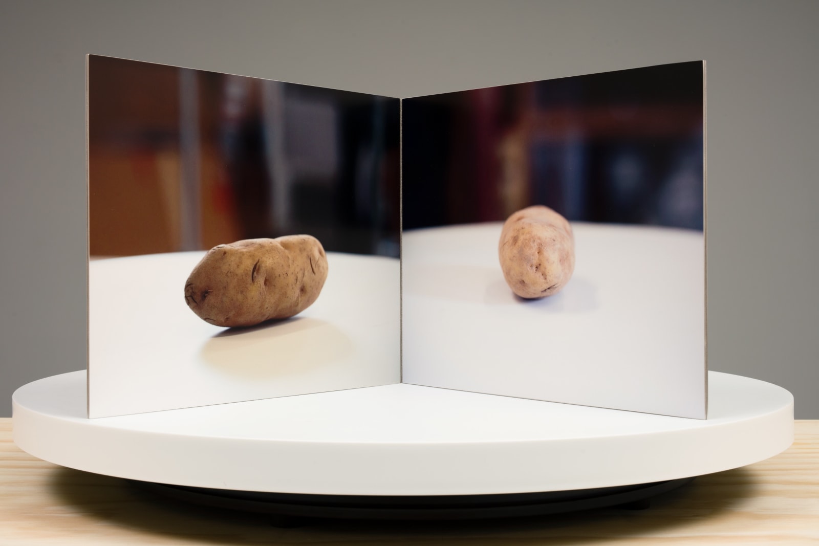 Lucas Blalock, Film-Object (Potato), 2020