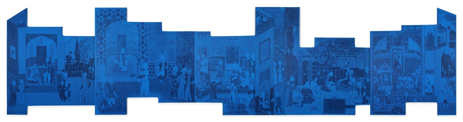 Kour Pour, the blue at the far edge of what can be seen…, 2024