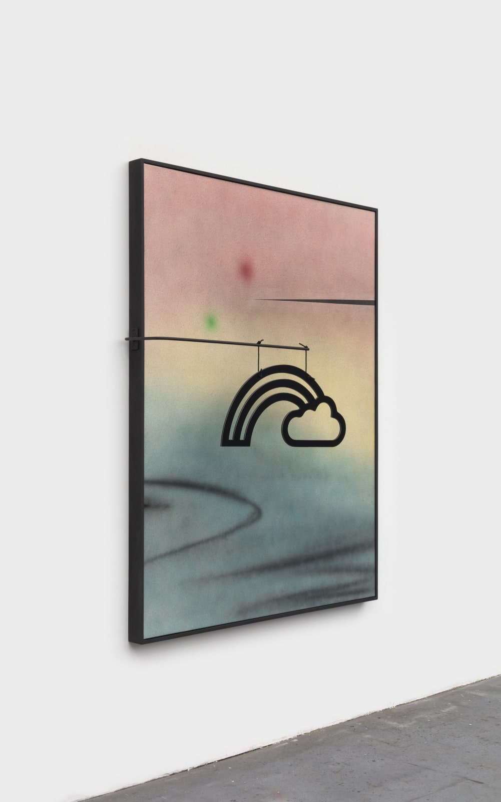 Wendy White, Cloud and Rainbow (after Calder), 2021