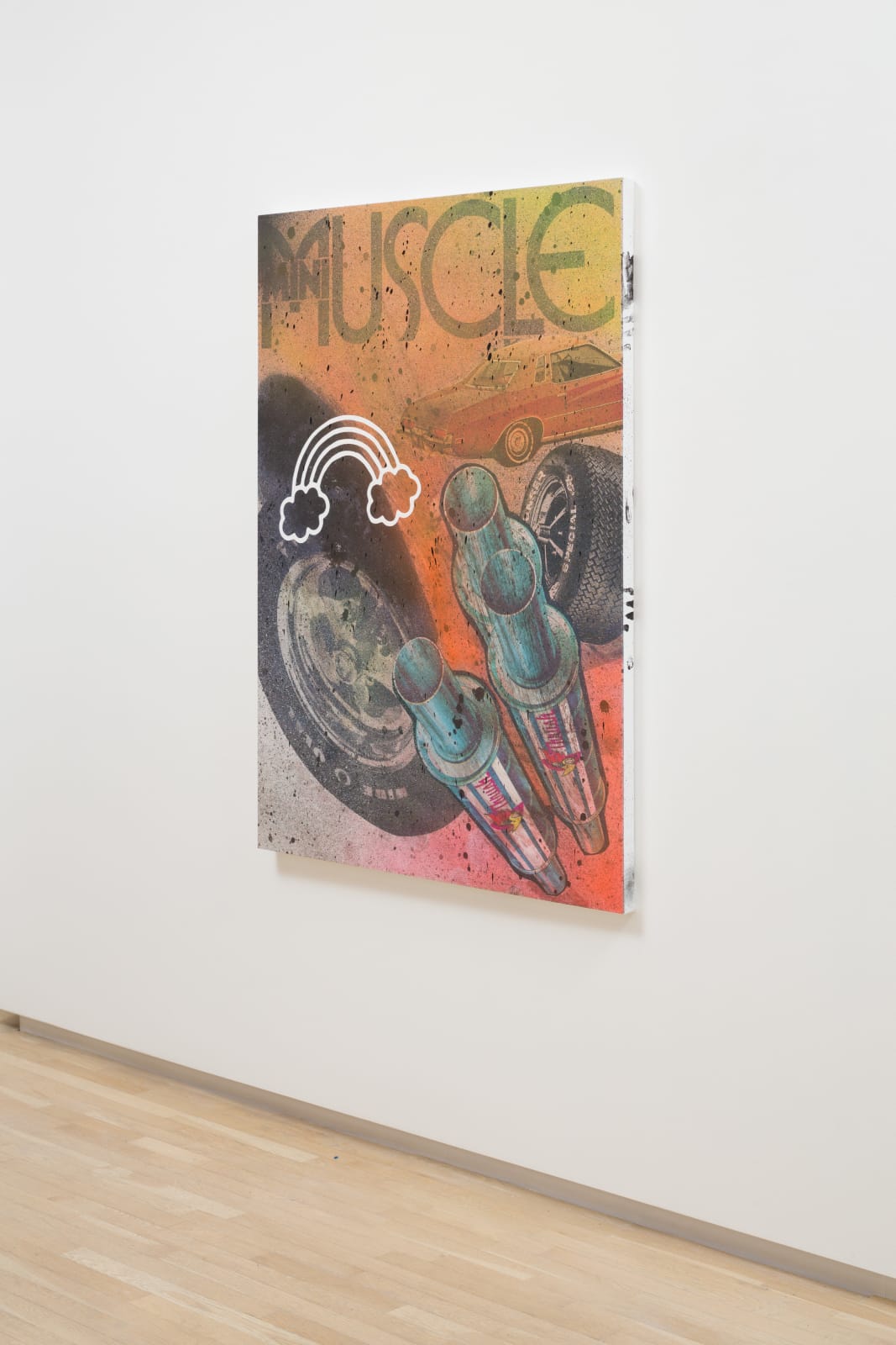 Wendy White, Mini Muscle, 2019