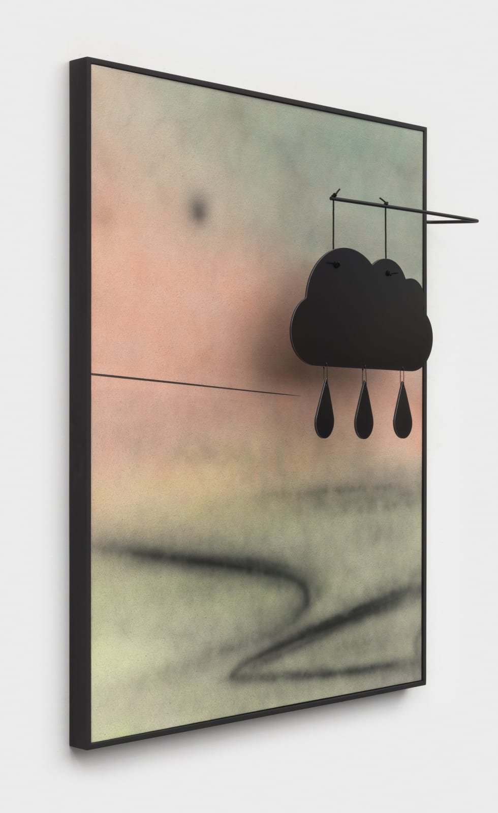 Wendy White, Rain Cloud (after Calder), 2021