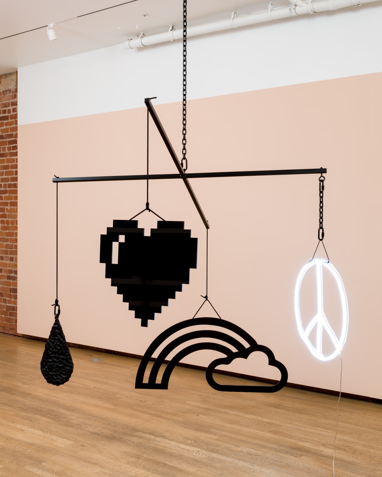 Wendy White, Mobile (Peace), 2021