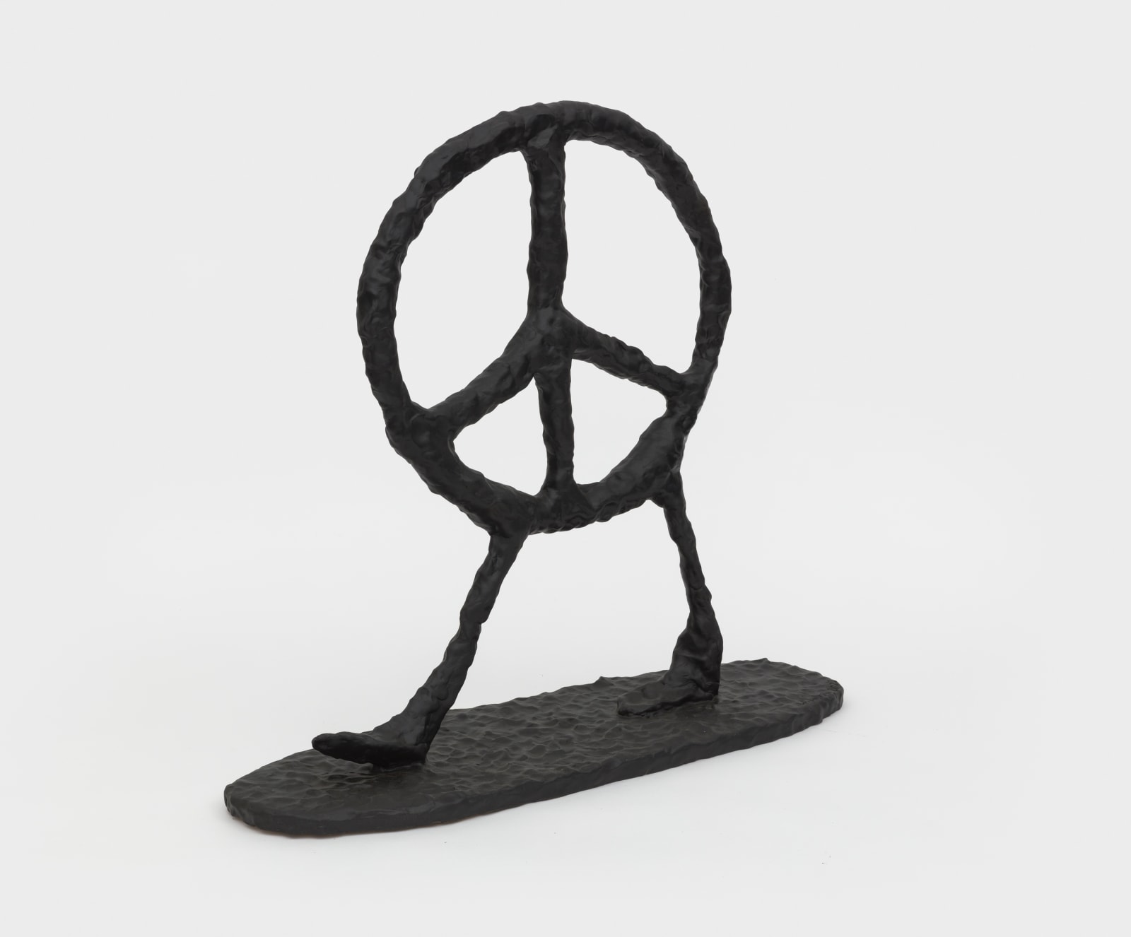 Wendy White, Low Relief (Walking), 2022