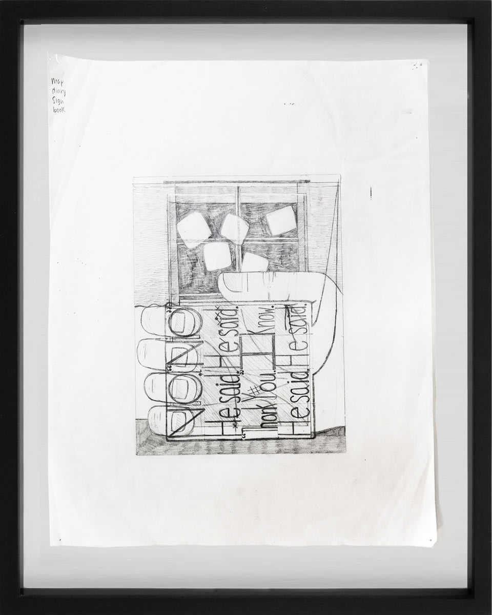 Michael Stamm, He Said He Said He Said (study), 2018