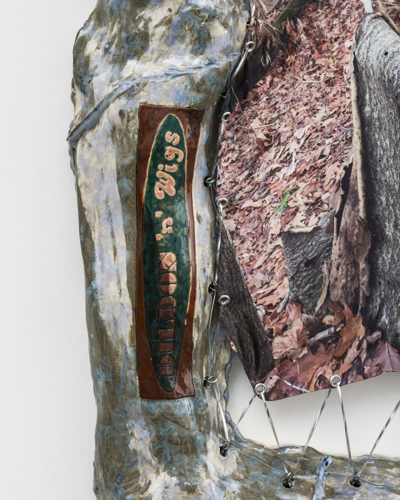 Manal Kara, Dryad slips off its skin & hangs it on a branch before descending into a pool of water, 2022