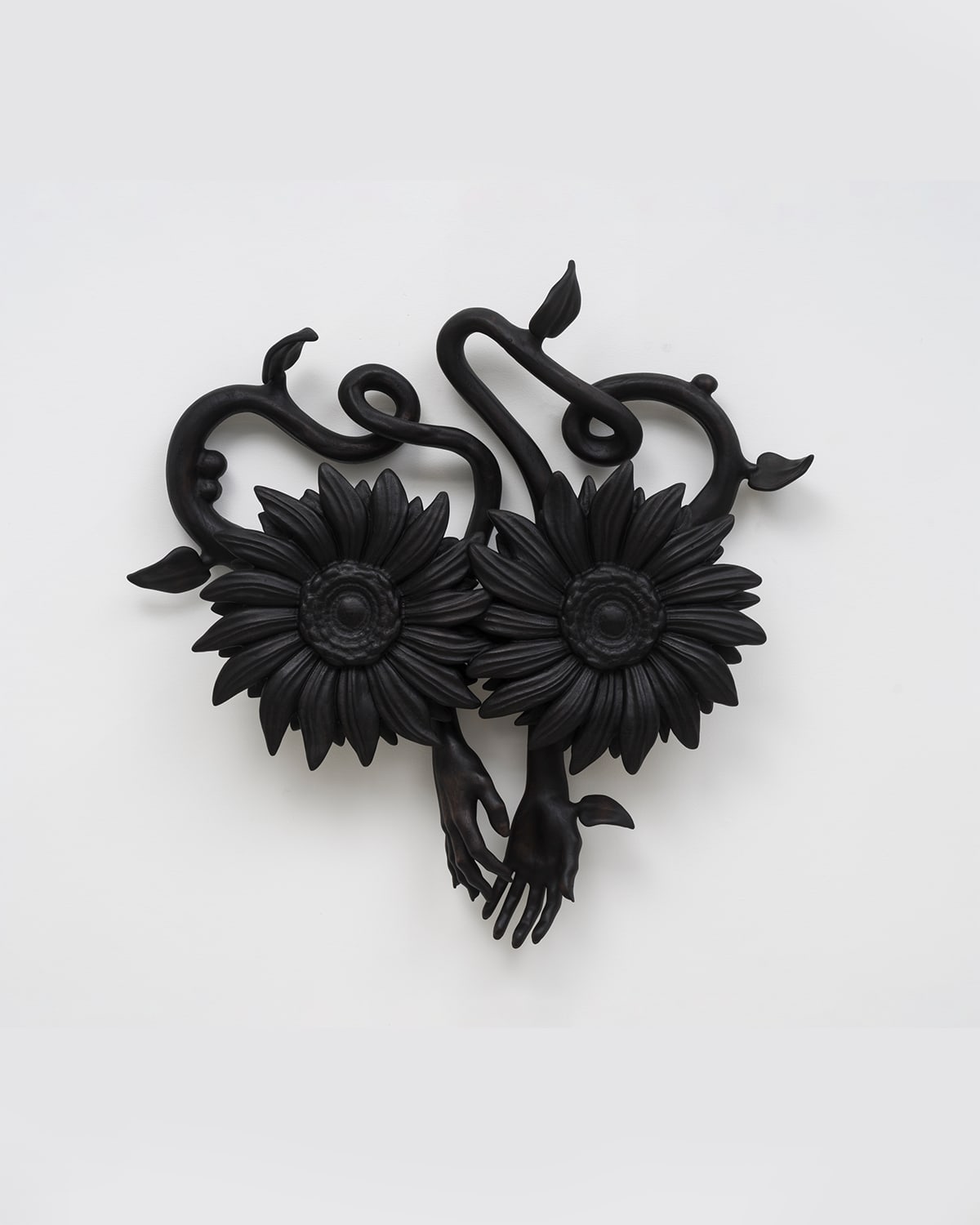 Vincent Pocsik, Two Gerberas with Hands, 2024