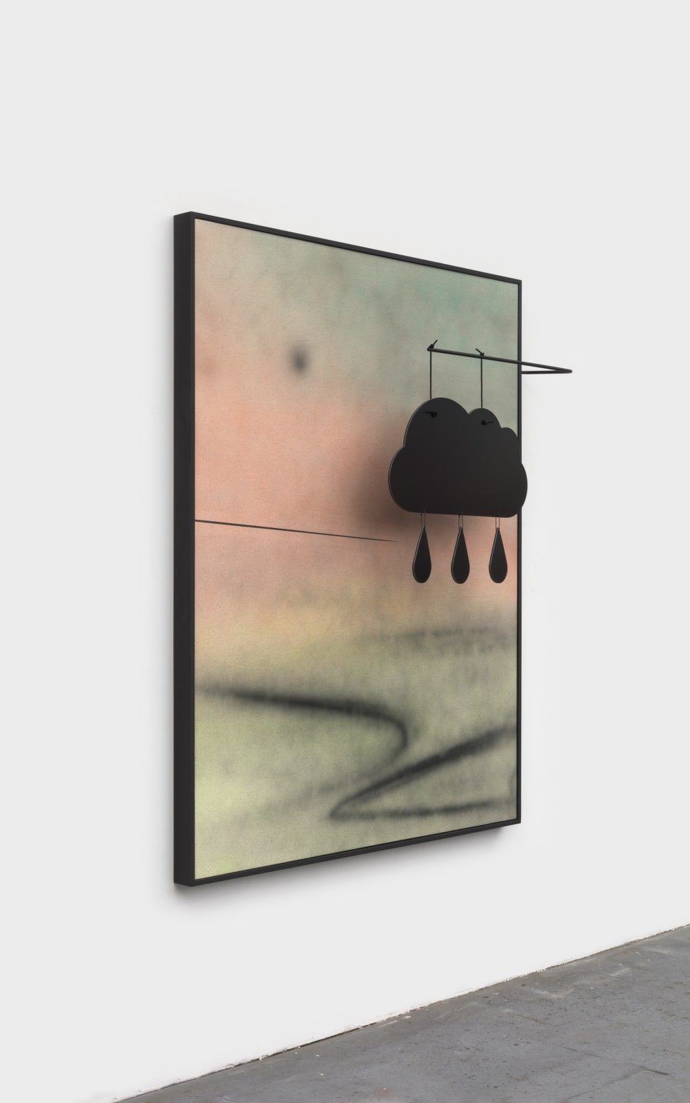Wendy White, Rain Cloud (after Calder), 2021