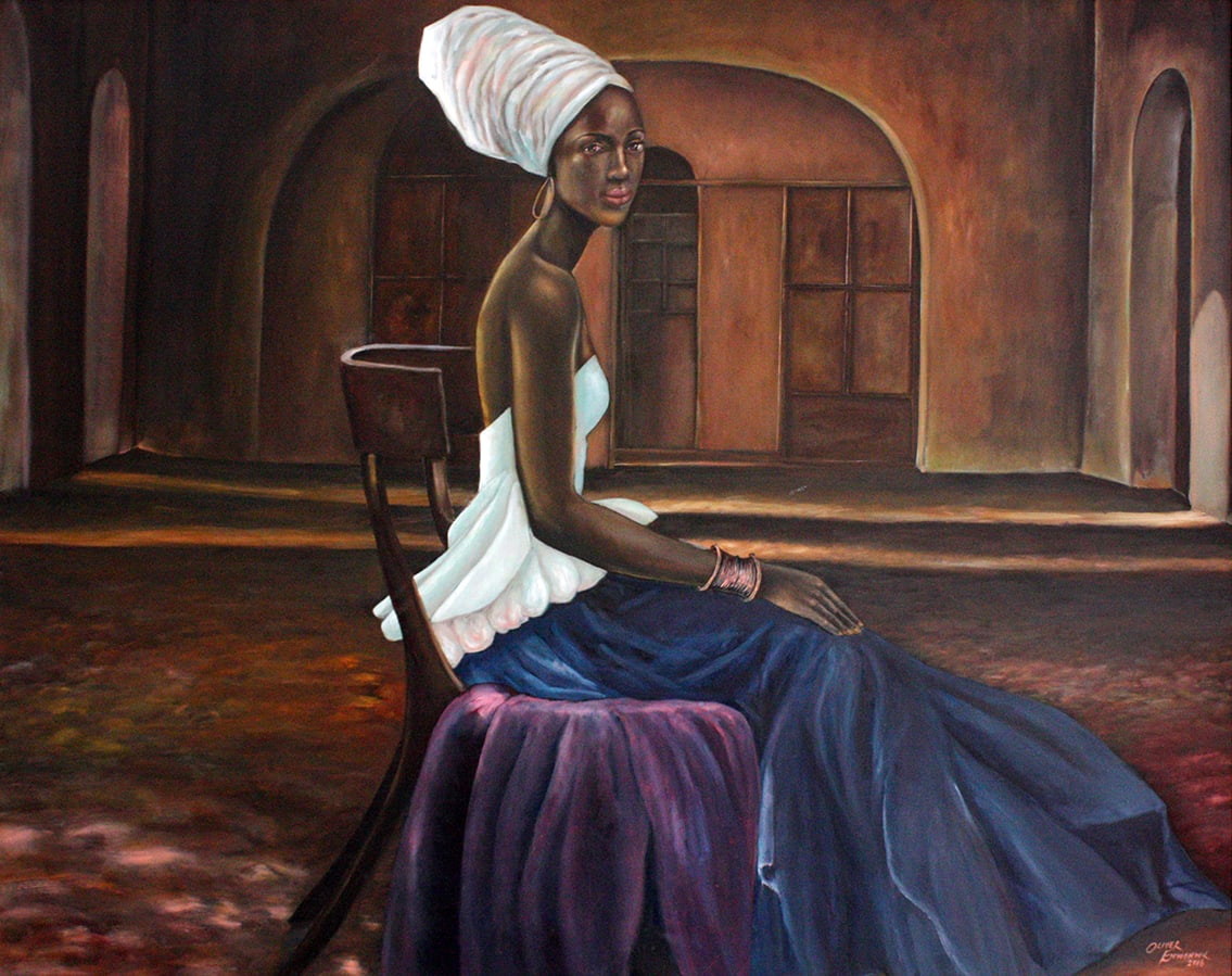 Oliver Enwonwu, The Enchantment, 2016