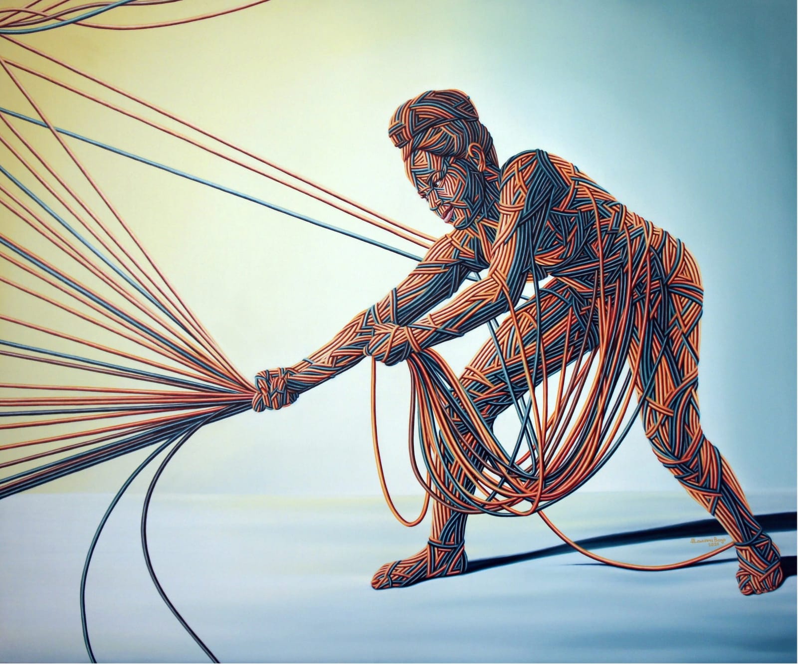 olawunmi banjo, Letting Go IV, 2020
