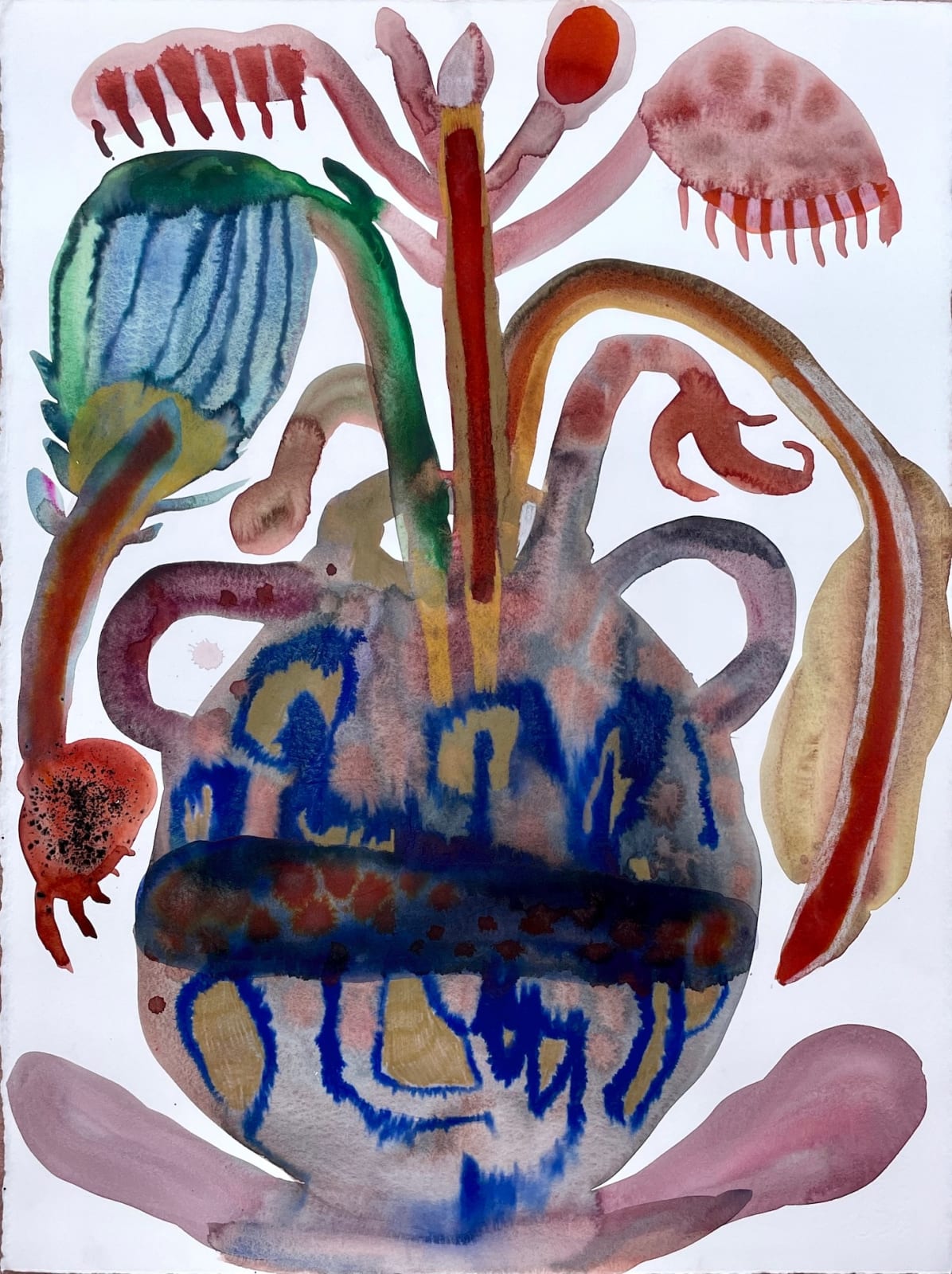 Emma Larsson, Wild Flowers In The Antique Vase, 2022