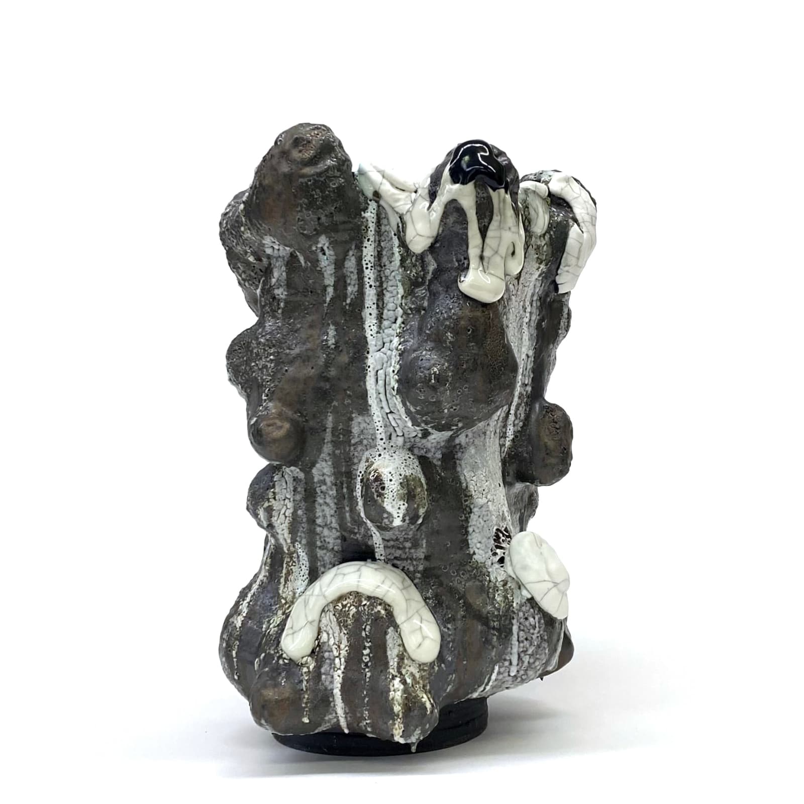 Vince Palacios, Cave Vessel: Black and Bronze, 2024