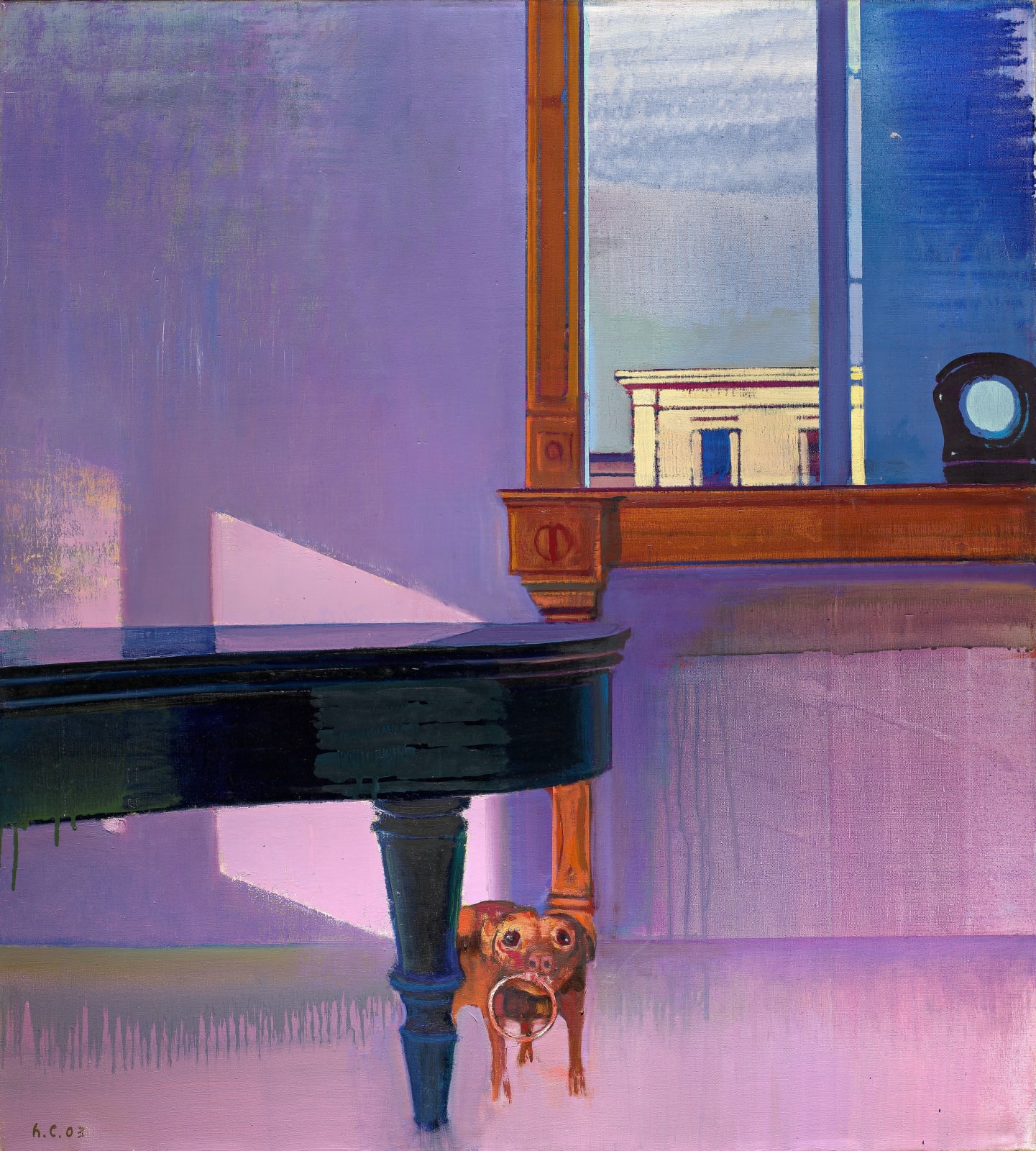 Leonardo Cremonini, Pianoforte con specchio, 2003
