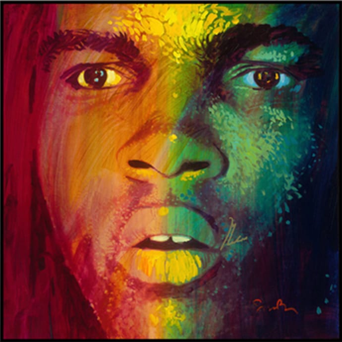 Simon Bull, The King, Metal Print, 2017