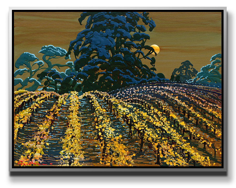 Simon Bull, Moonlit Vines, 2025