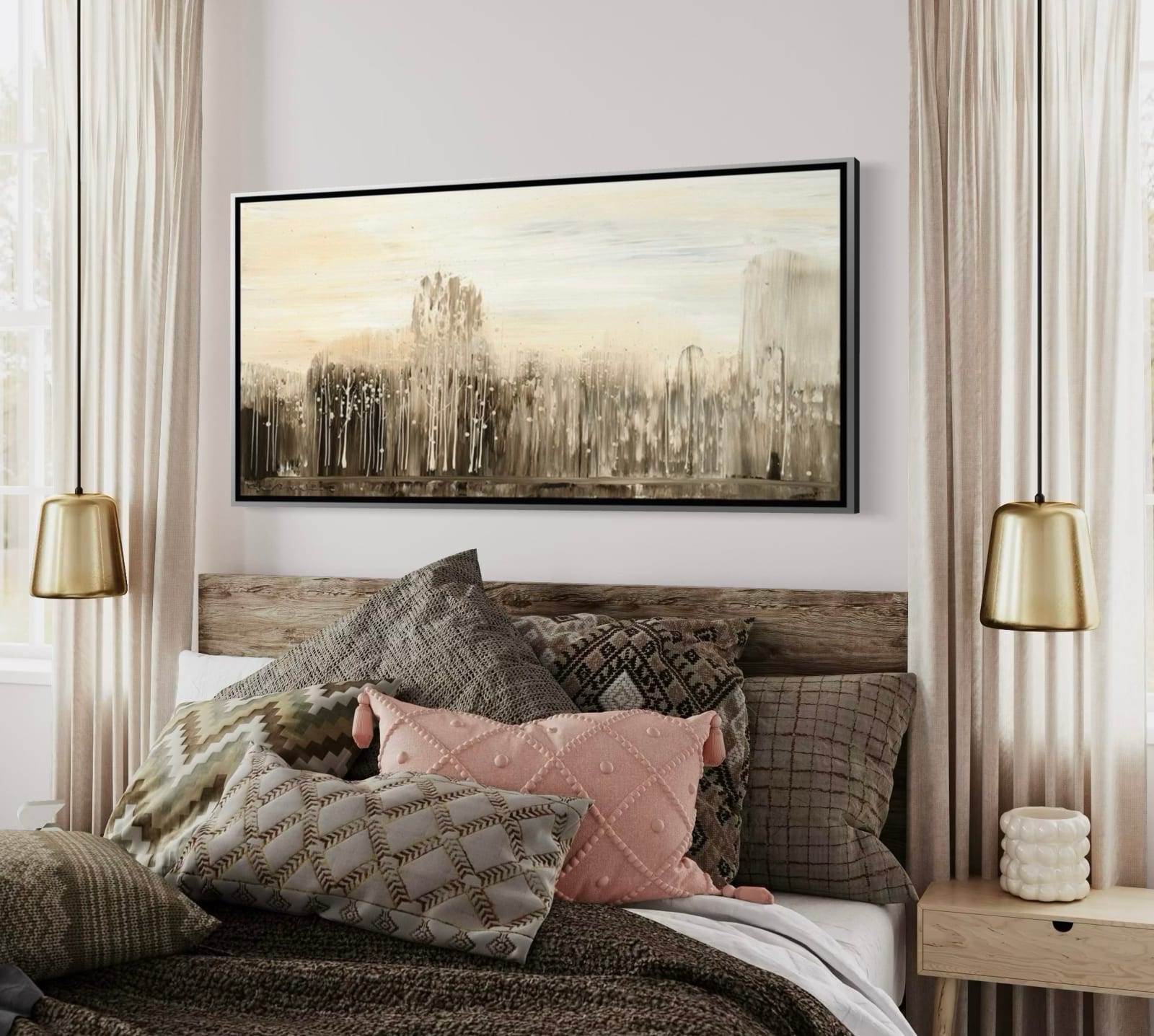 Simon Bull, Silver Trees, 2024