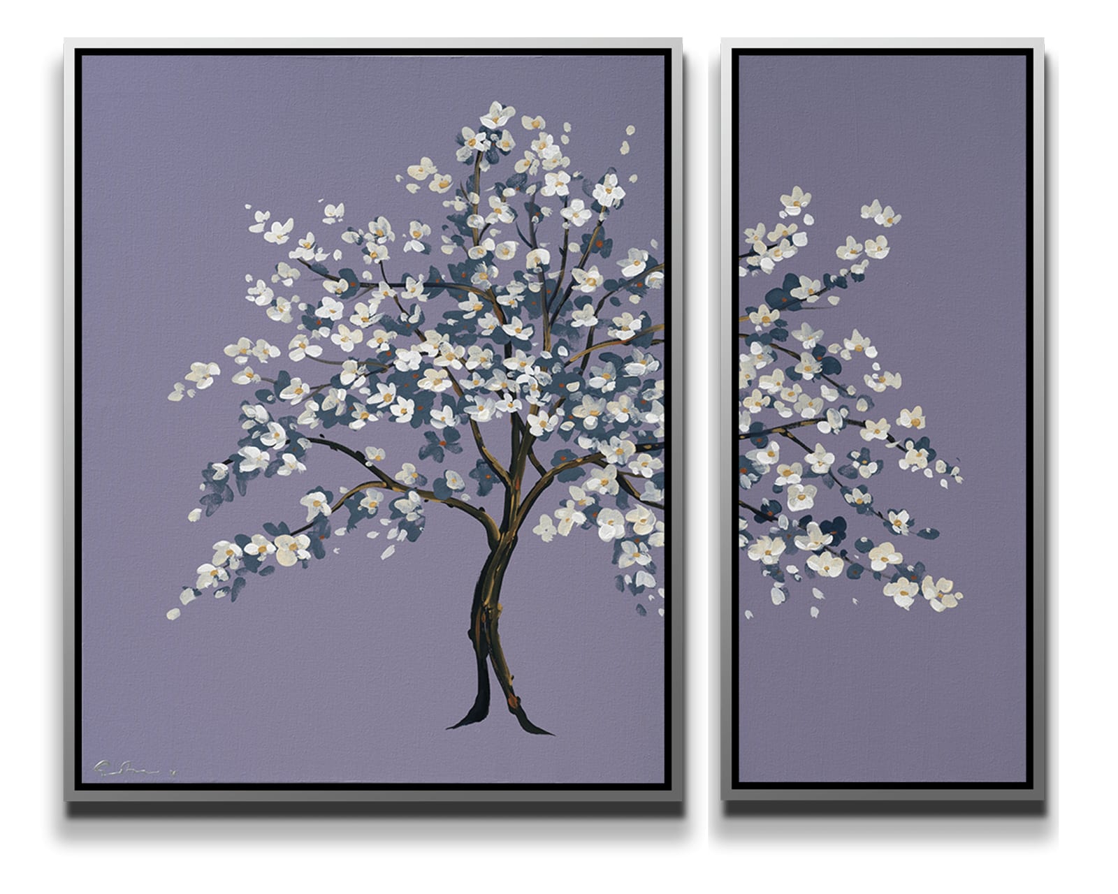Simon Bull, Dance of the Dogwood I & II, 2023